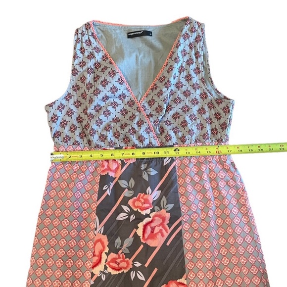 Soyaconcept patchwork sleeveless countrycore sleeveless grannycore dress size 40 - Picture 8 of 14